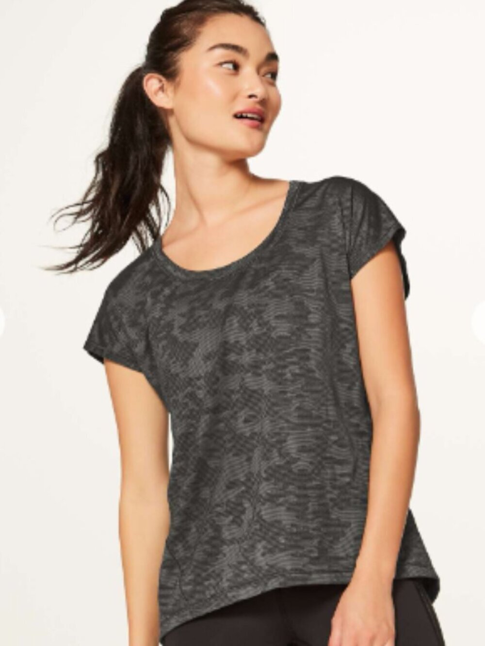 Lululemon Miles Ahead Short Sleeve (Camo) Deep Camo